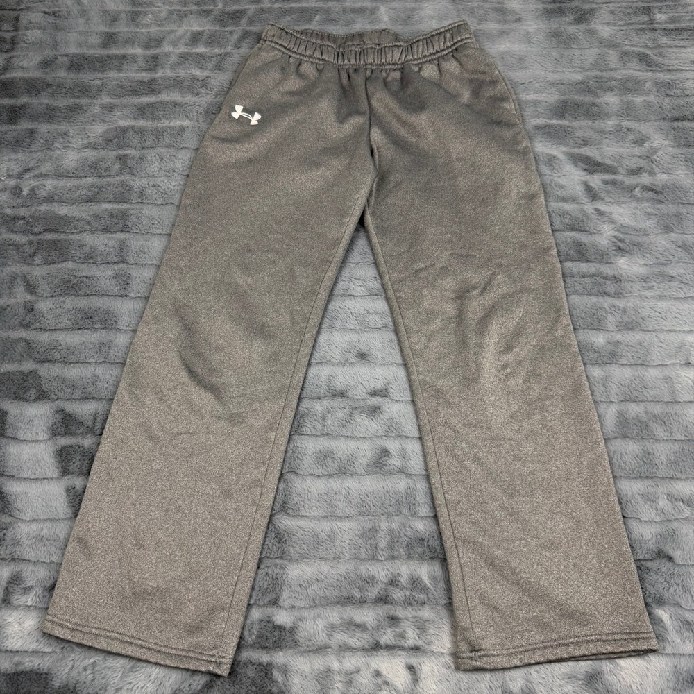 Under Armour Kids Storm Fleece Pants Gray Heather Loose Fit YMD Medium 13363